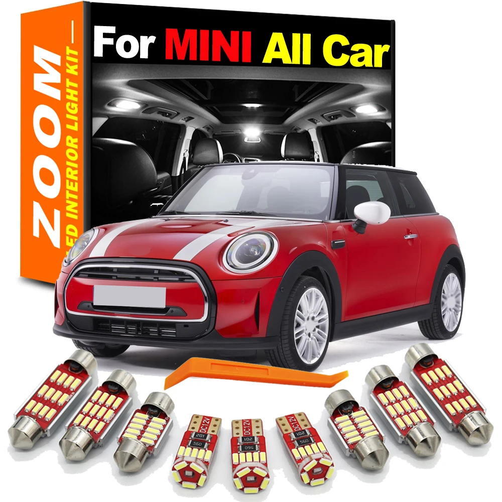 Canbus 12-24V White LED Interior Lights Bulbs Kit For Mini Roadster R59 ...