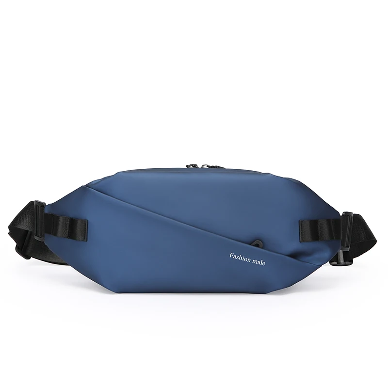 Waist bag | fashionable chest bag suitable for hiking, running and outdoor activities, black, durable suture design