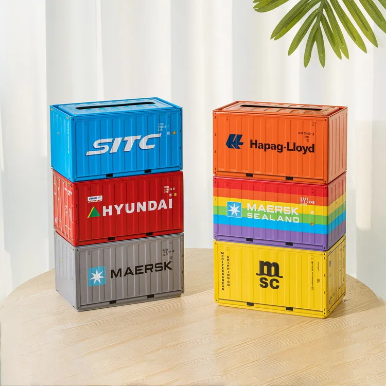 New Retro Creative Container Design Iron Tissue Box Home Car Napkin Paper Container Metal Paper Towel Storage Case Home Decor 5
