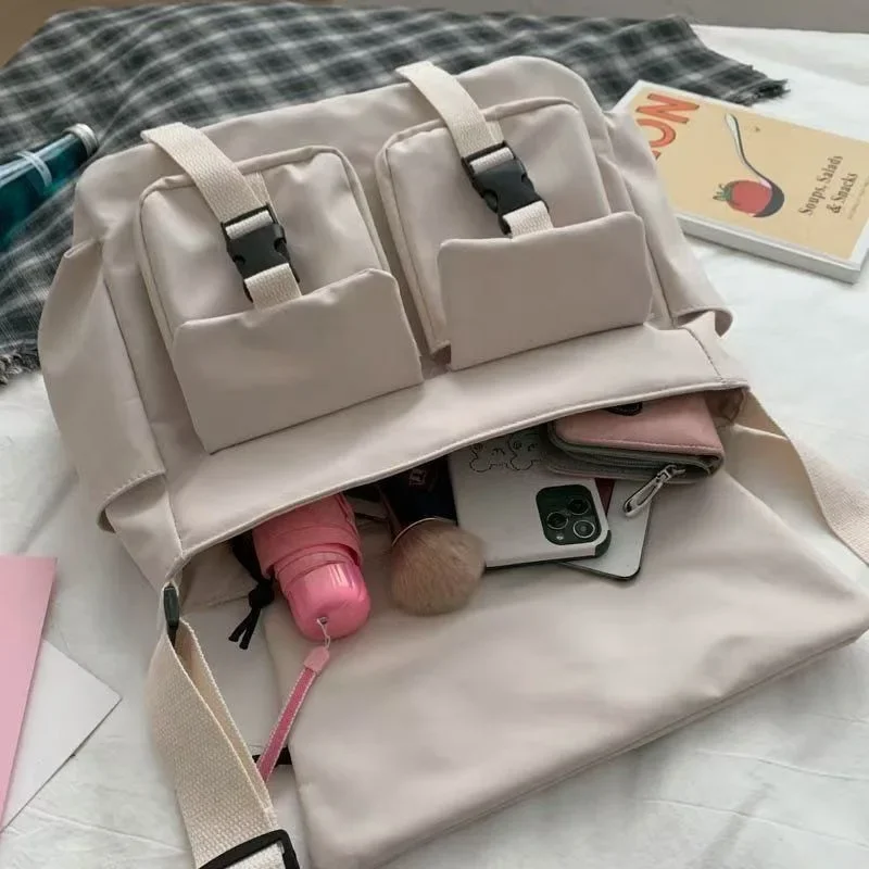 Men's Cross Body Bags, Fashion Japanese Style Student School Bags, Flip Leisure Single Shoulder Bag, Teen Women Messenger Bag