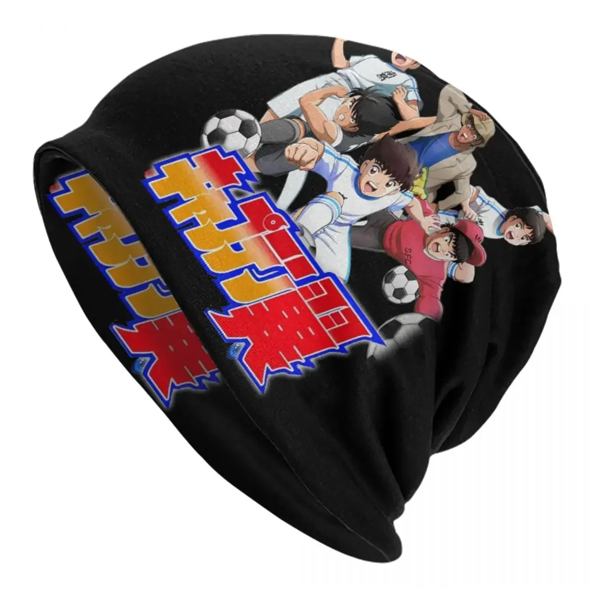 

Hip Hop Winter Warm Men Women Knitted Hat Unisex Captain Tsubasa Newteam Skullies Beanies Caps Boy Football Motion Bonnet Hats