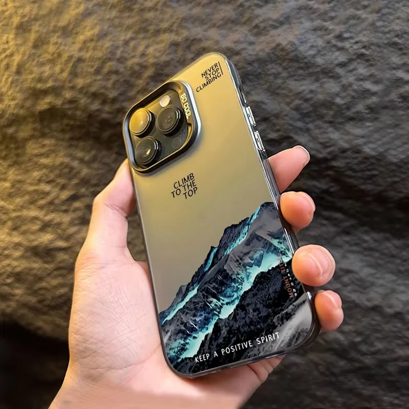 Vivid Dual Flame Mountain Phone Case Cover