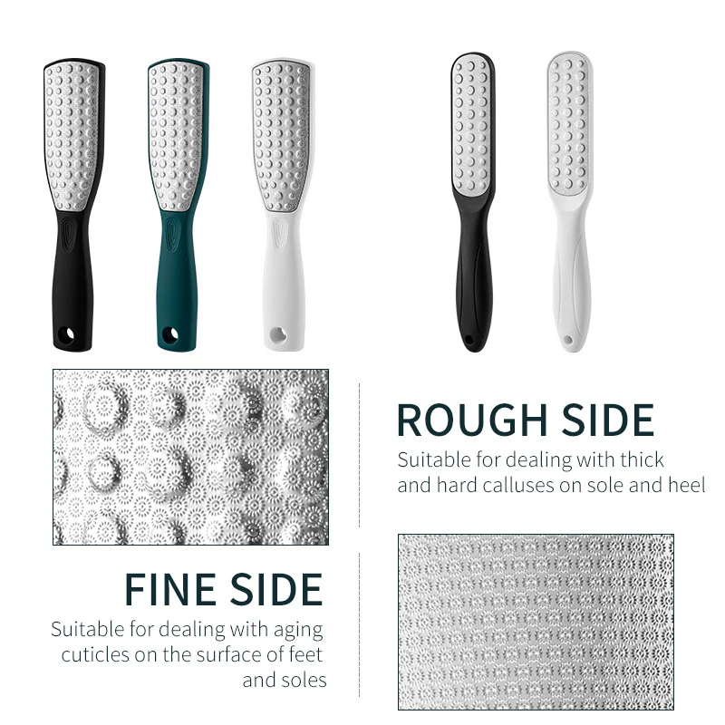 Double Side Foot Rasp Hard Dead Skin File Calluses Remover Foot Care Pedicure Grinding Tool Stainless Steel Beauty Tool