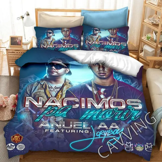 HIP HOP Rapper Anuel AA blanket,for bed room livingroom bed sofa  office,Decke,deka,couverture,deken,cobertor,frazada,tæppe,teppe - AliExpress