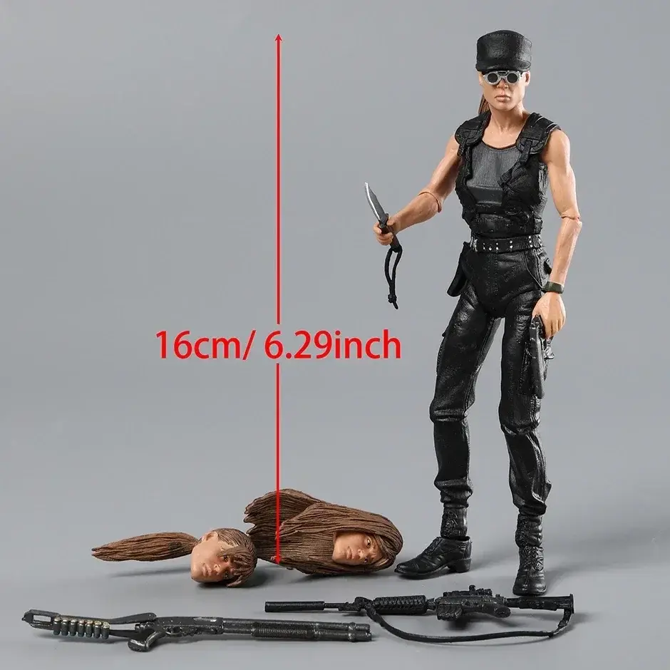 NECA Terminator 2 Sarah Connor Ultimate Action Figure Changeable