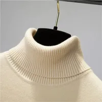 Turtleneck Winter Sweater Women Elegant Thicken Velvet Lined Warm Sueter Knitted Pullover Slim Tops Jersey Knitwear Jumper New - Image 5