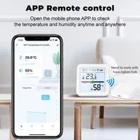 Tuya ZigBee Smart Home Temperature Humidity Sensor with BackLight LCD Works With Google Assistant and Need Tuya Zigbee Hub - Image 3