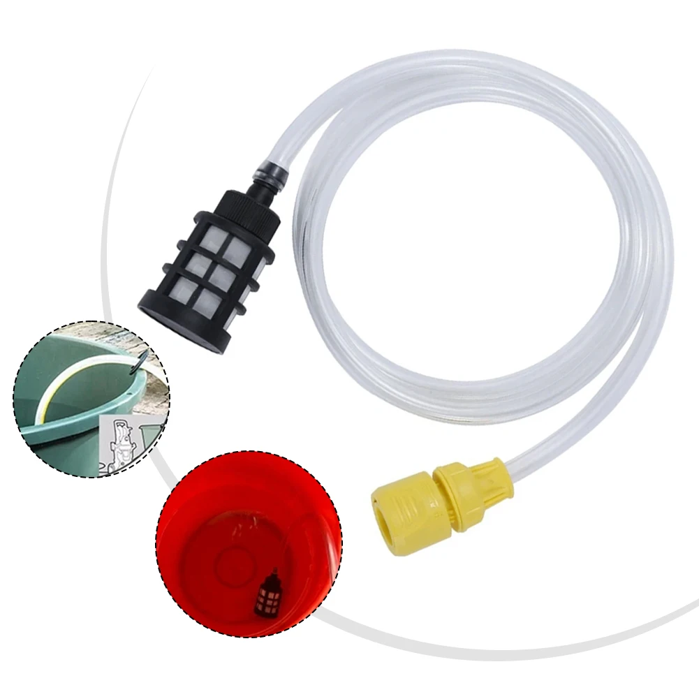 1.5-meter Hose Self-priming Water Inlet Pipe For Karcher K2 K3 K4 K5 High-pressure Washing Plastic Self-weight Water Inlet Pipe