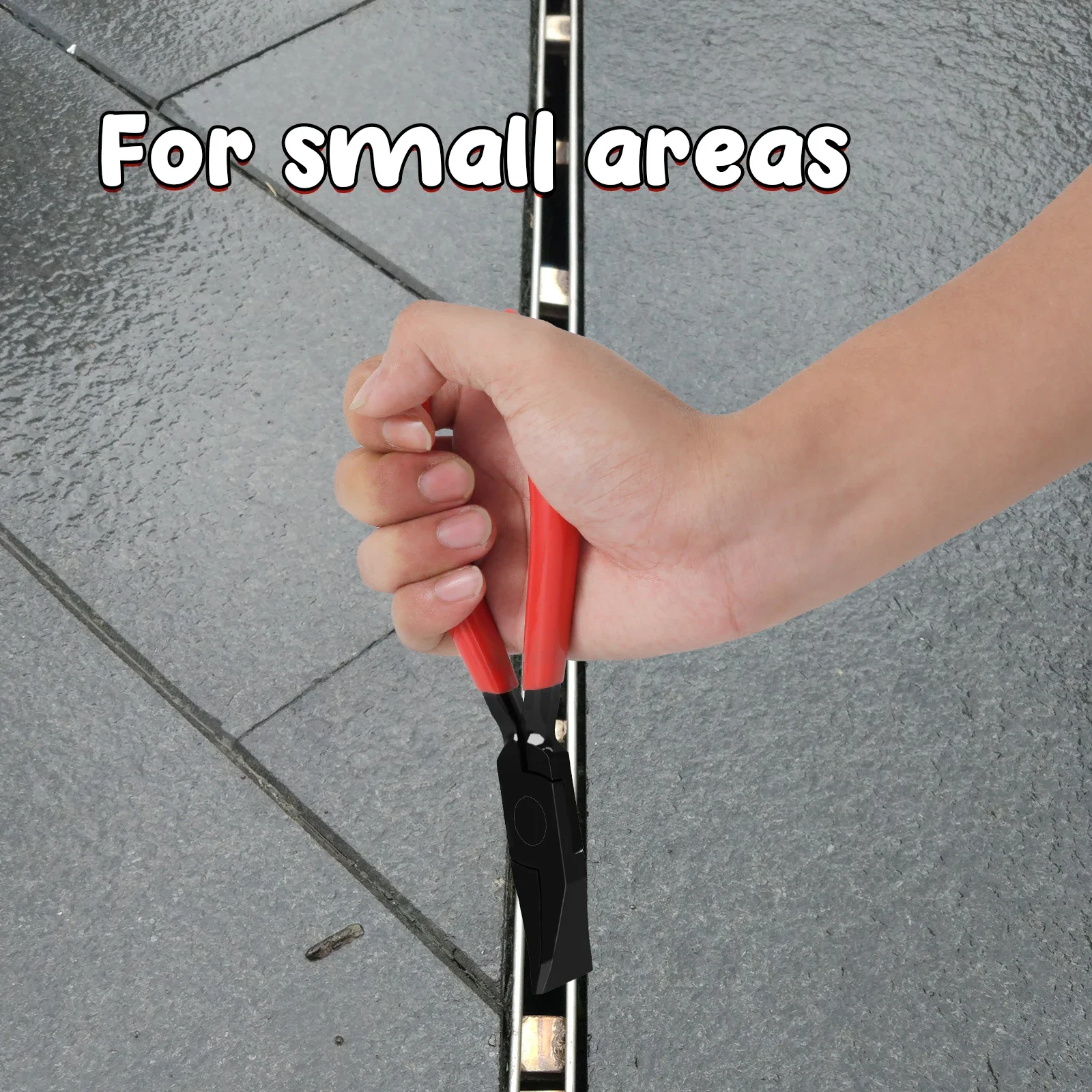 2Pcs Sheet Metal Hand Seamer Premium Metal Sheet Straight Plier Durable Mini 45° Bending Sheet Metal Tool with Anti-Slip Handle