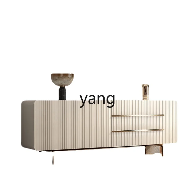 

LMM Italian Minimalist Home Entrance Cabinet Modern Simple and Light Luxury Sideboard Cabinet