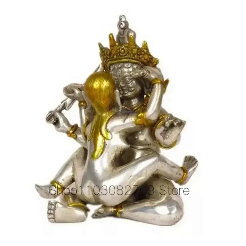 Brass-Tibet-Tantra-Buddhism-Temple-Hevajra-Yab-Yum-Happy-Sex-Buddha