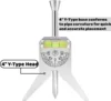 Manual Tube Marker Centering Tool Safety Pipe Center Finder Y-Type 4 Inch Safety Pipe Marker Centering Head Tool 2