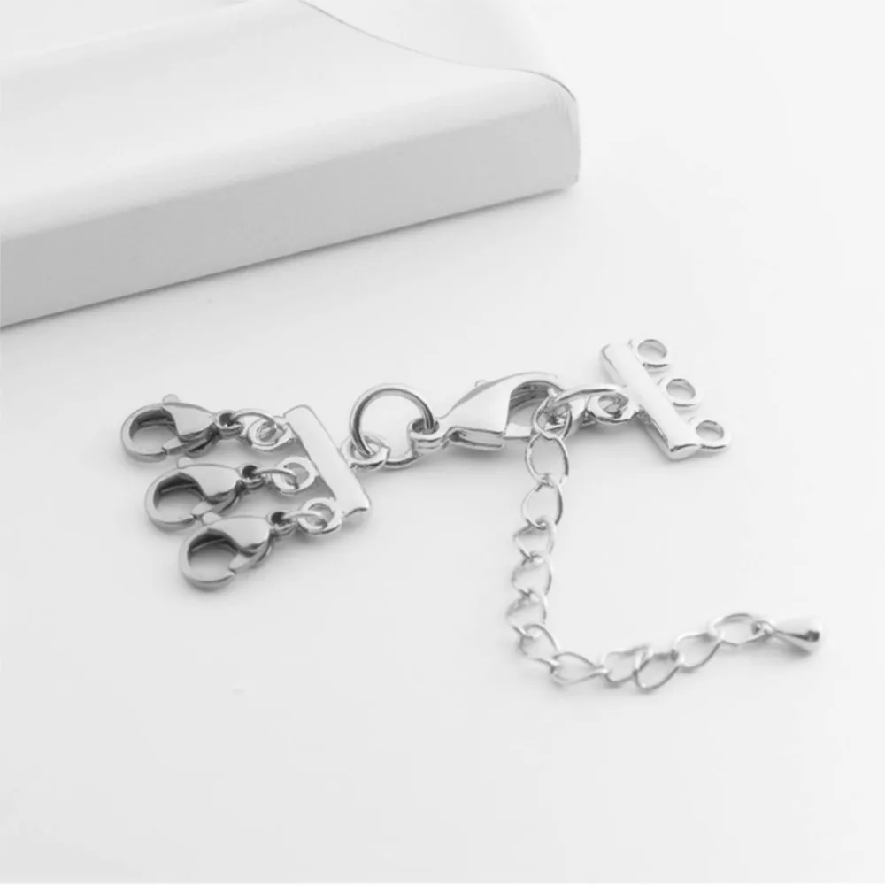 Connettori Magnetici Per Collane A Strati - Chiusura Sicura, Anti-Groviglio, Argento - Foto 10