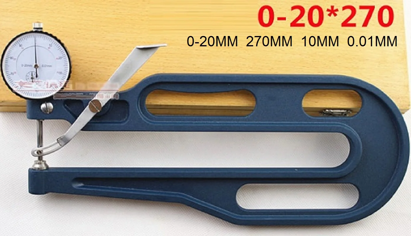 긴 스팬 포인터, 0-30MM, 30-200MM, 대형 프로브 두께 게이지, 폼 두께 측정 백분율, 종이 가죽 필름 두께