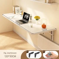 Wall foldable desk wall mounted Folding desk against the wall study Table Home wall hanging computer desk balcony wall bar table 2