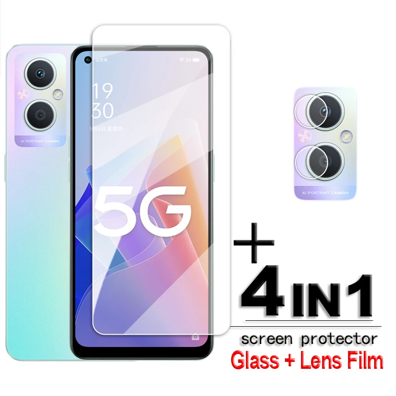 For OPPO Reno7 Z 5G Glass For Reno8 Reno 7 Lite Tempered Glass 6.43 inch Transparent HD Screen Protector Reno8 Reno7 Z Lens Flim 4 в 1 для oppo reno7 z искусственное стекло oppo reno8 reno7 lite закаленное стекло 2 5d полное покрытие защита экрана для reno7 reno8 z пленка для объектива