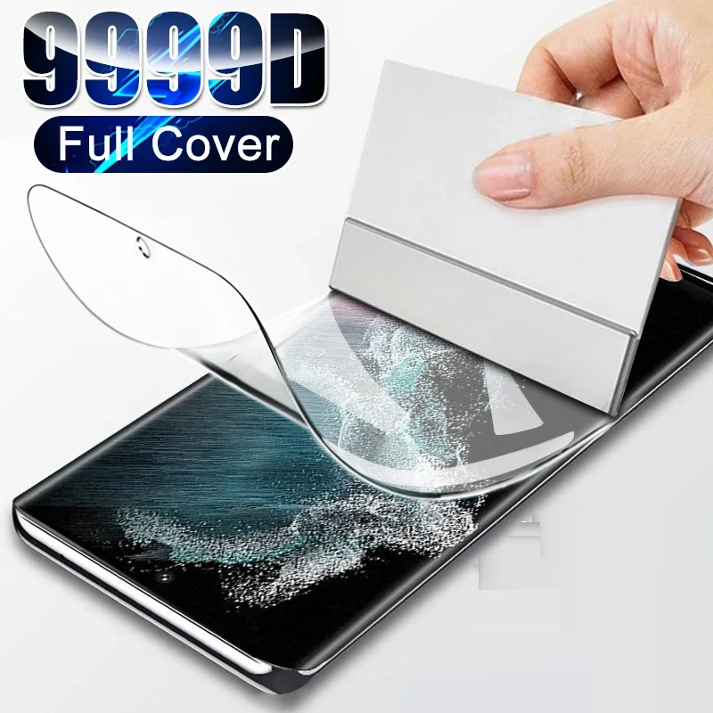 Pellicola Idrogel Per Samsung Galaxy S23 S22 Ultra S21 Plus Pellicola Salvaschermo Nota 20 Ultra 8 9 10 5G S10 S9 S8 S10E S20 S 22