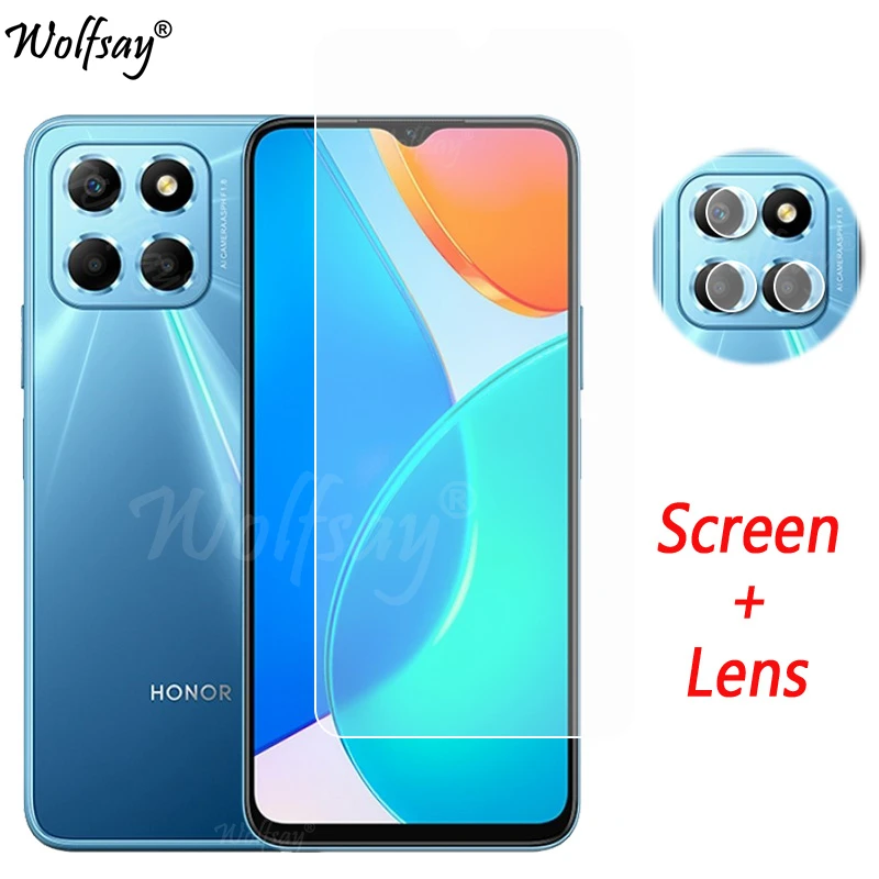Protezione Dell'Obiettivo Della Fotocamera Per Honor X8A 5G Proteggi Schermo In Vetro Temperato Per Honor X8A 5G Glass Per Honor X8A 5G Glass 6.5 Poll