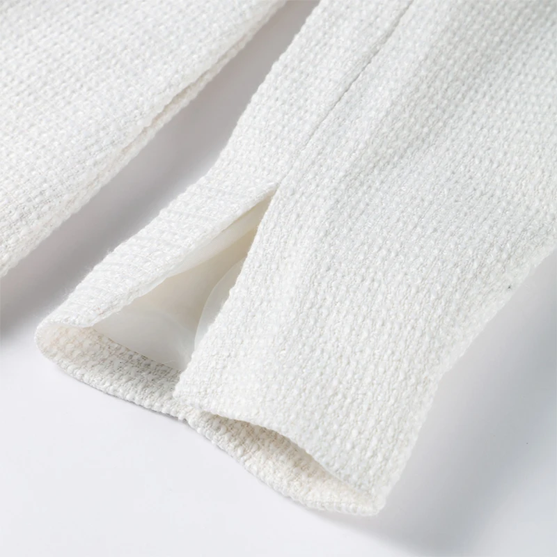 Elegant Tweed Short Party Dress Women Long Sleeve Square Collar Fake Pocket Evening Dresses Autumn Shiny Slim A-line Robes