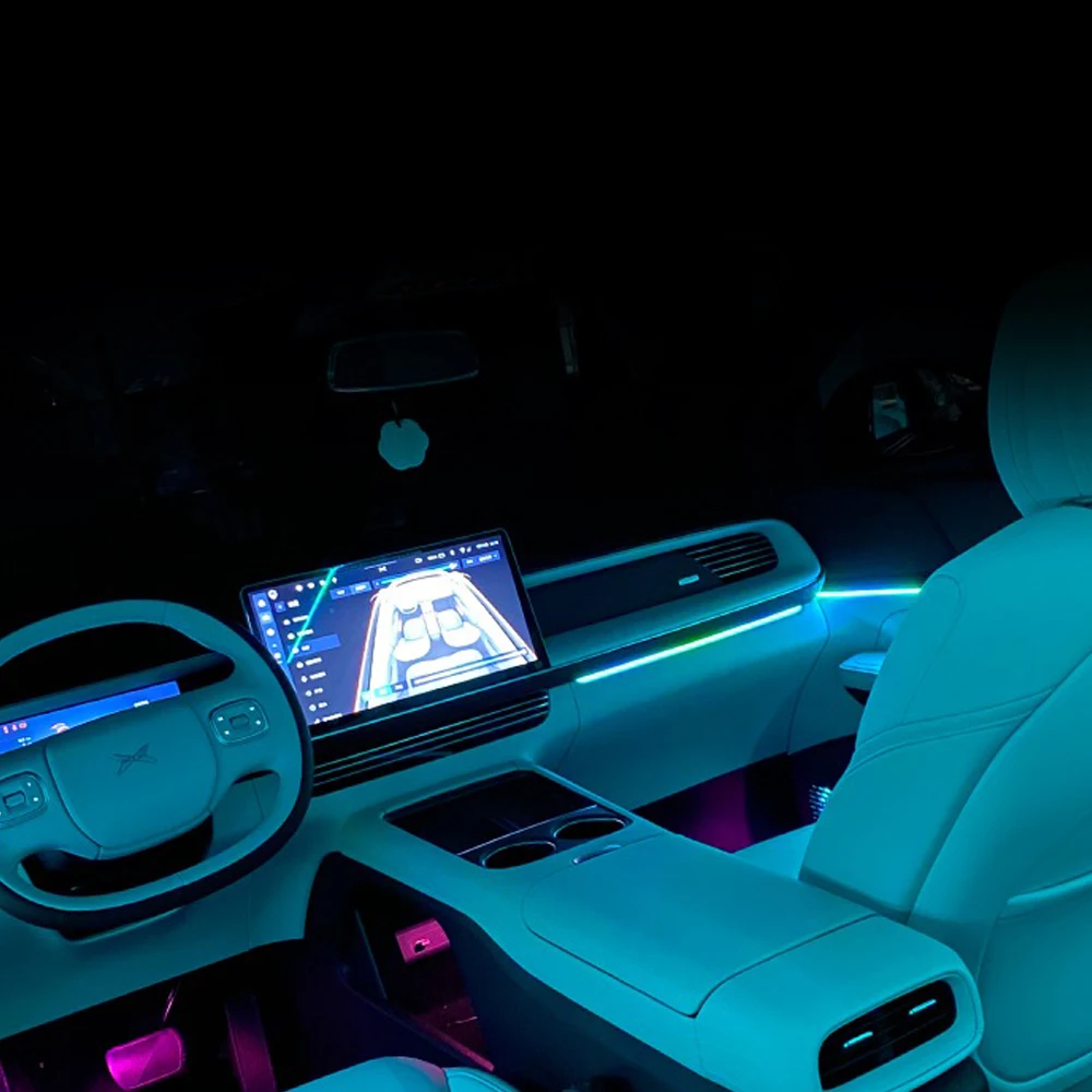 For Modifying Car Xpeng G6 Ambient Light Dedicated Accessories Interior Ambient Light In Colorful 64 Colors Damage Installation