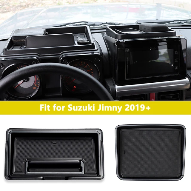 Center Console Storage Box with Phone Holder Dashboard Tray for Suzuki Jimny 2019-2024 Stowing Tidying Car Interior Accessories