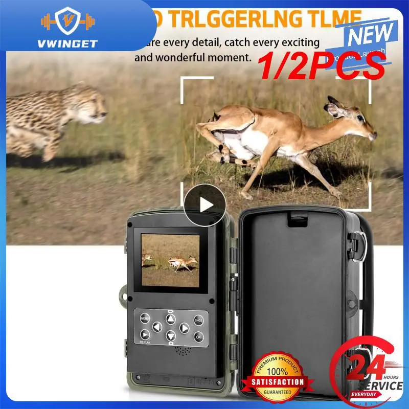 

1/2PCS Outdoor Trail Camera 20MP 1080P Waterproof Wildlife Hunting Scouting Game Infrared Night Surveillance Trap