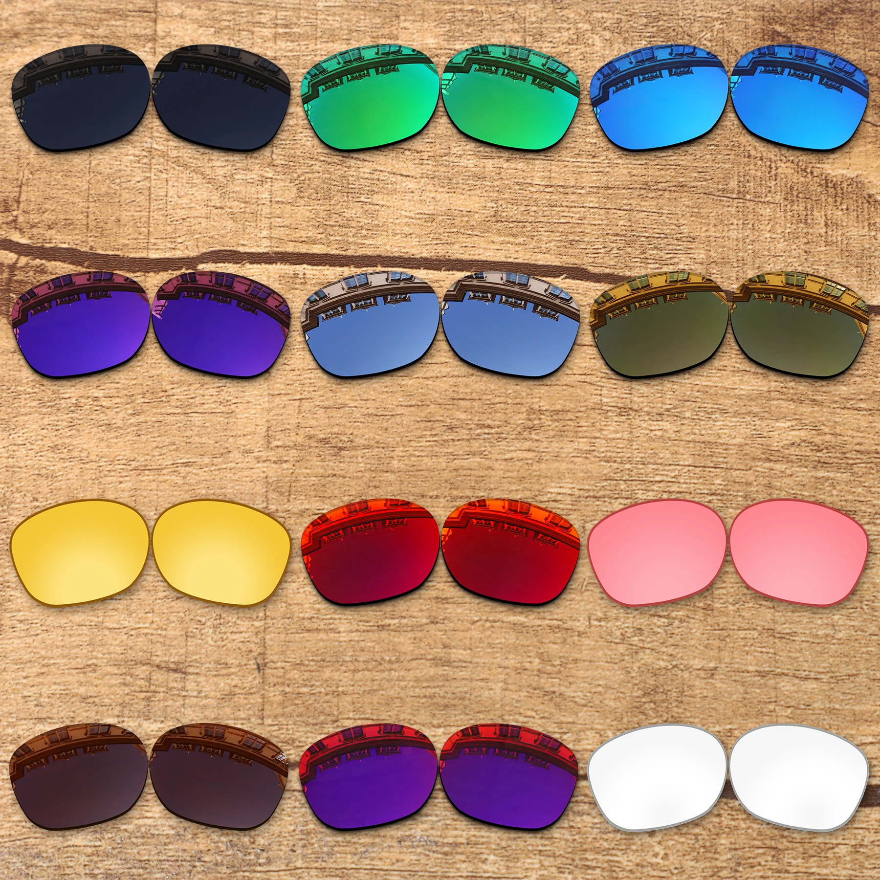 Vonxyz 20+ Color Choices Polarized Replacement Lenses for-Oakley Low Key OO9433-54mm Frame