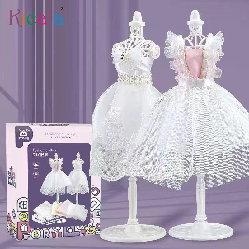 女の子のための手作りのおもちゃのプリンセスドレス Diy 教育ゲーム 女の子のためのプリンセスセット Aliexpress