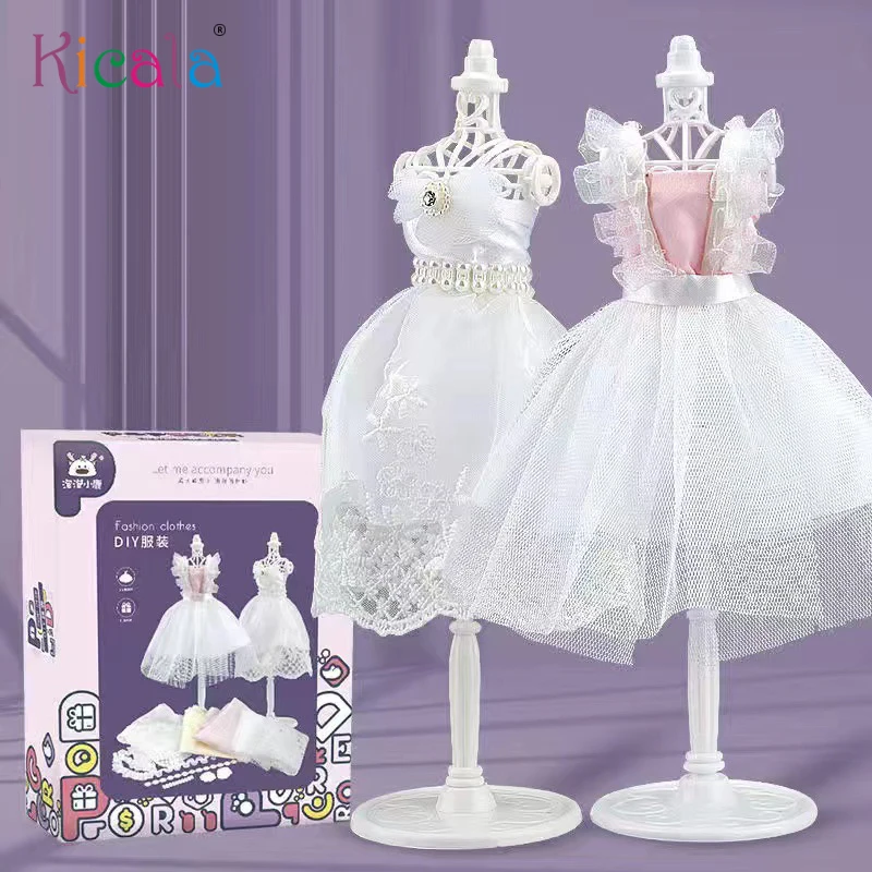 Kit DIY para Artesanato de Vestido de Princesa, Habilidade Motora