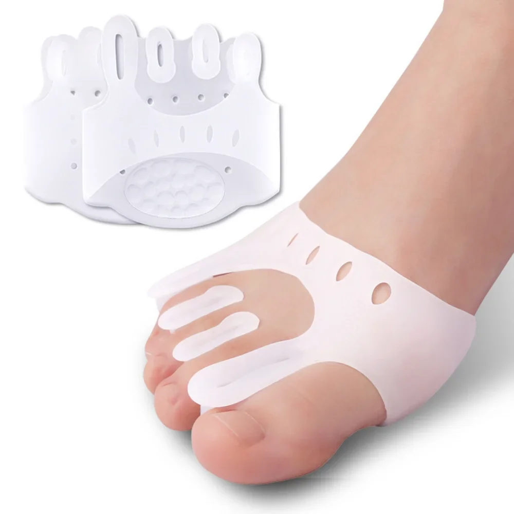 Description Picture 6 of itemSilicone Toe Separator Metatarsal Pads Hallux Valgus Bunion Corrector Orthotics Pain Relief Forefoot Socks Insole Foot Care Tool