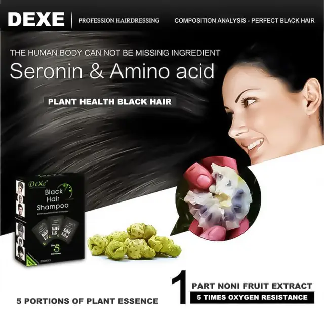 Sevichinstant Fekete Haj Sampon Szürke Fehér Sötétítő Súgó 5 Perc Alatt Aktivált Szén Smink Színű - Image 2