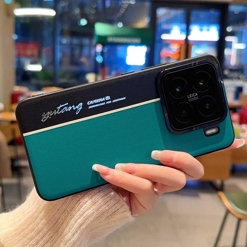 Luxury Fluorescent Shockproof Leather Phone Case