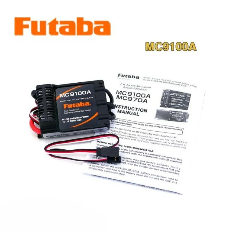 Электронный регулятор скорости FUTABA MC9100A ESC 100A OPTO, бесщеточный ESC, подходит для дронов с фиксированным крылом thumbnail 4