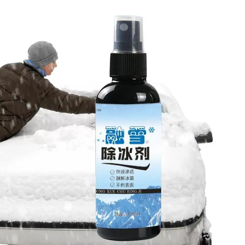 

100ml Ice Melting For Cars Car Windshield Deiver Spray Car Accessories For Instantly Melting Ice On Glass decoration Accessories