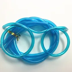 Whimsical Spiral Drinking Straw Glasses for Kids - Fun Party and Bar Supplies Toy Gift (Blue)