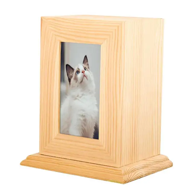 Wooden Urn For Pet Ashes Pet Urns For Dogs Or Cats Ashes Personalized Photo  Frame Pet Cremation Urns Pet Keepsake Memory Box - AliExpress