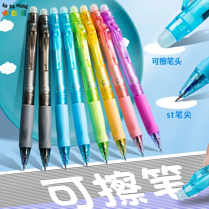 6pcs 3D Jelly Pens Set Bright Color Art Marker Pen 1.0mm Bold