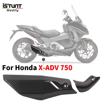 Motorcycle Middle Link Pipe Exhaust System Heat Shield Cover Guard Muffler Shell For Honda X-ADV 750 XADV750 XADV 750 2017-2023