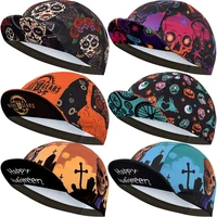 New cycling cap, polyester sweat absorption, multiple styles, unisex, pop, halloween, skulls 1