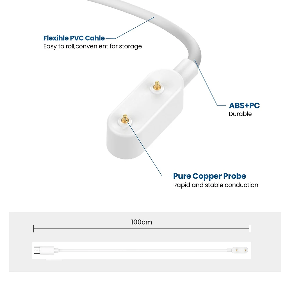 Universal USB-C Charger for Huawei Smartwatches - Enhanced Charging Cable Replacement