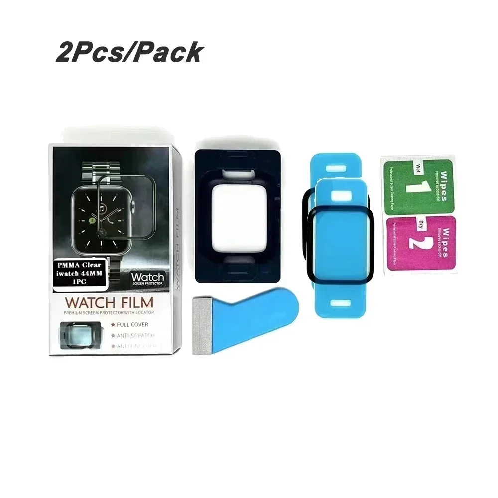 Ceramic Film Screen Protectors for Apple Watch – HD Glass, 1-5 Pack