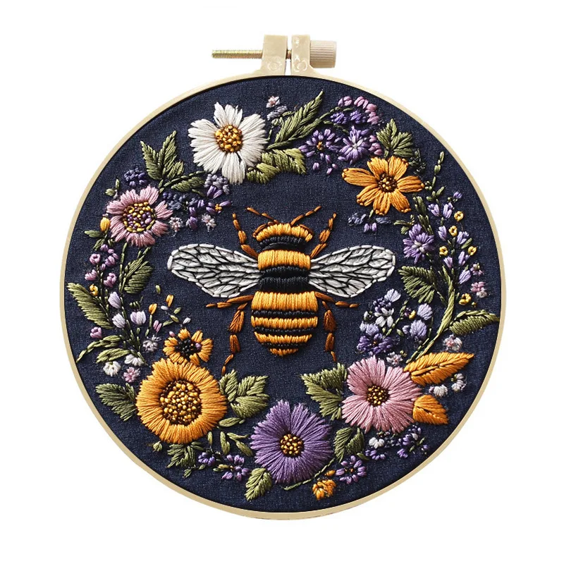 Bee Cross Stitch Kit 6