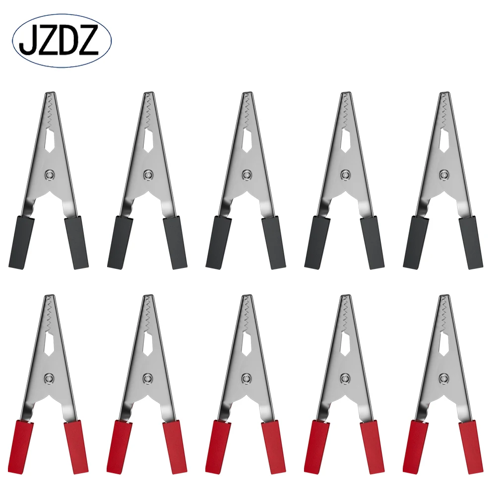 10pcs Alligator Clip Small Steel Crocodile Clamp 52mm Electrical Connector DIY tools 60006
