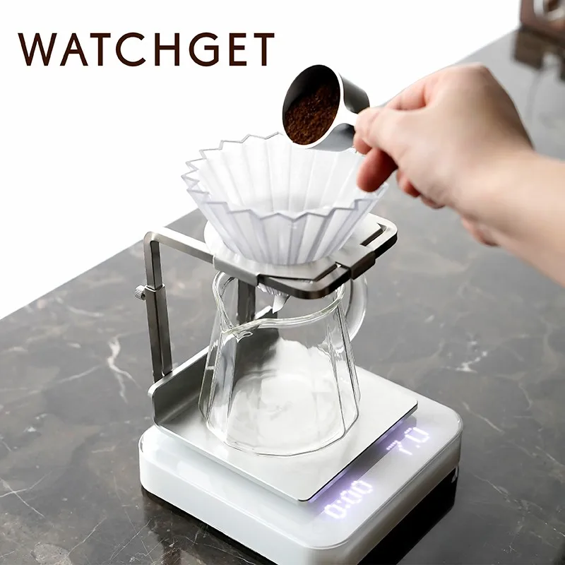 調理器具 lockfield equipment coffee drip stand HOLZKLOTZ Adjustable Coffee Dripper Stand Gold Hand Drip Set