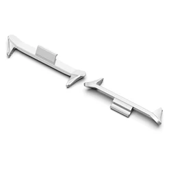 Stainless Steel 22mm Wristband Connector Adapter (Silver)