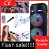 Wireless Subwoofer HiFi Boombox 25W Portable Bluetooth Speaker Family Karaoke Party Big Power Stereo Speaker For Outdoor Camping