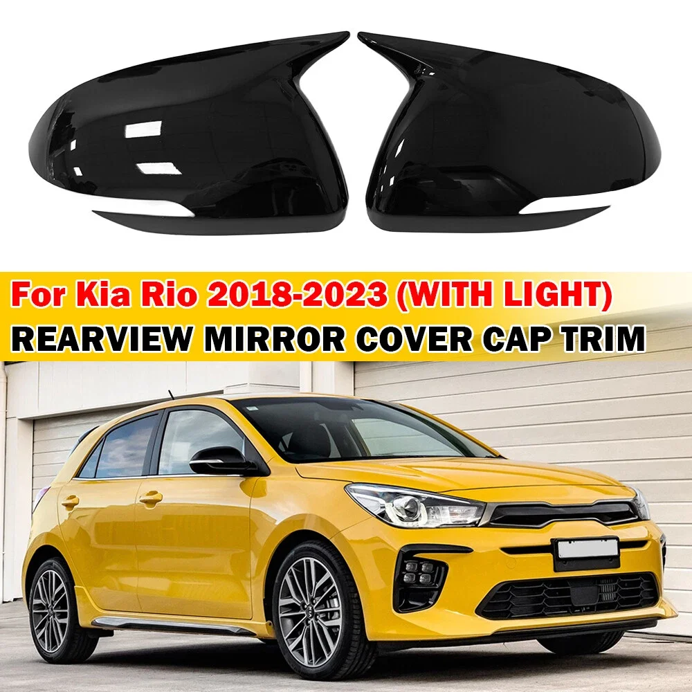 For Kia Rio 2018-2023 2x Car Sticker Rearview Side Mirror Cover Wing ...