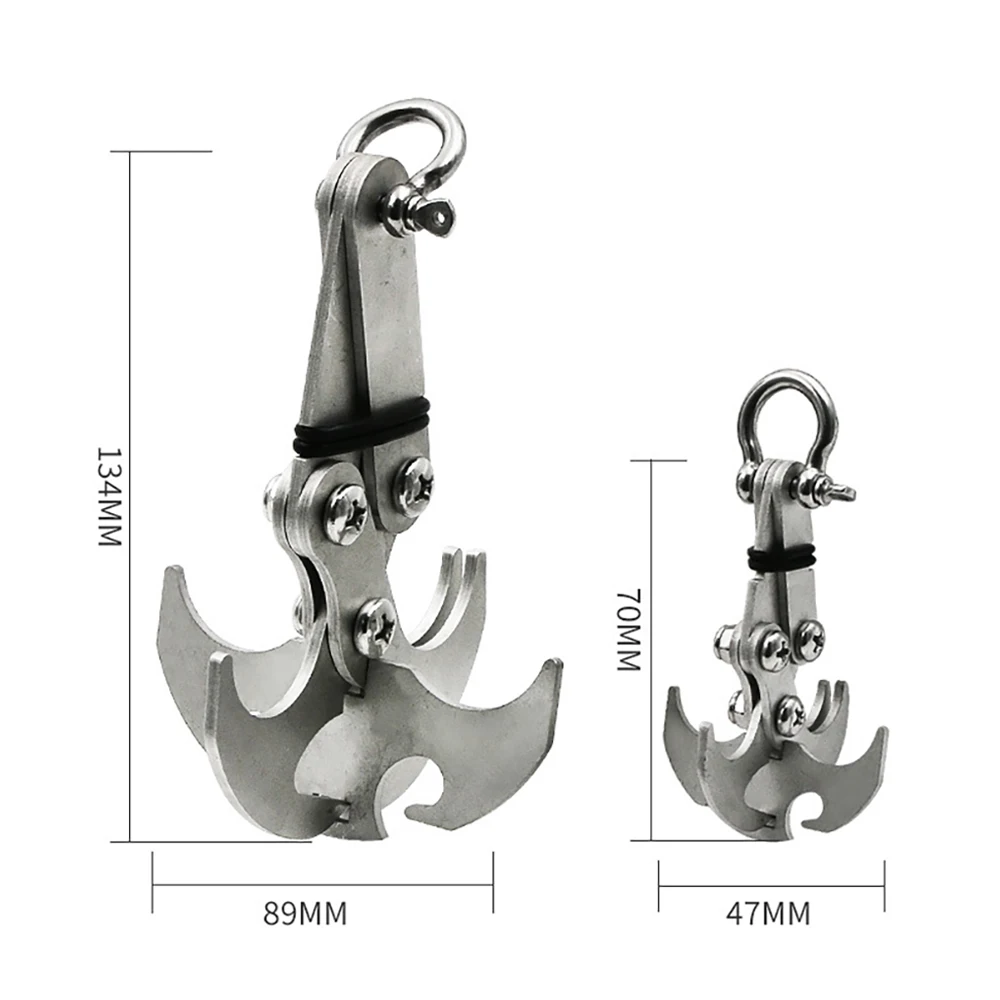 Folding grappling hook Hook Outdoor Rock Climbing Rescue Claw