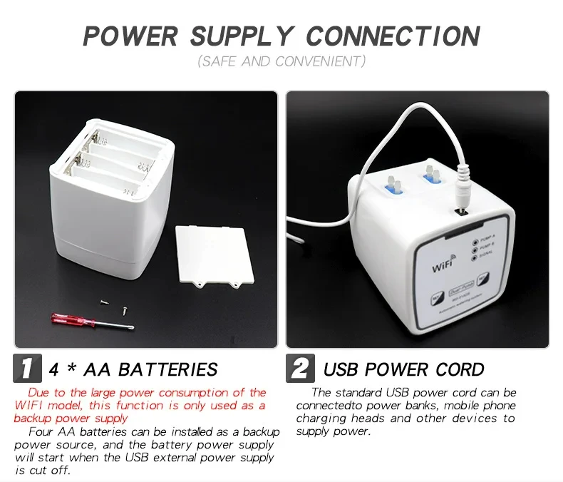 Description Picture 5 of itemWIFI Intelligent Watering Device  Drip Irrigation System Auto Water Timer Remote APP Controller Plants Flower Garden Tools