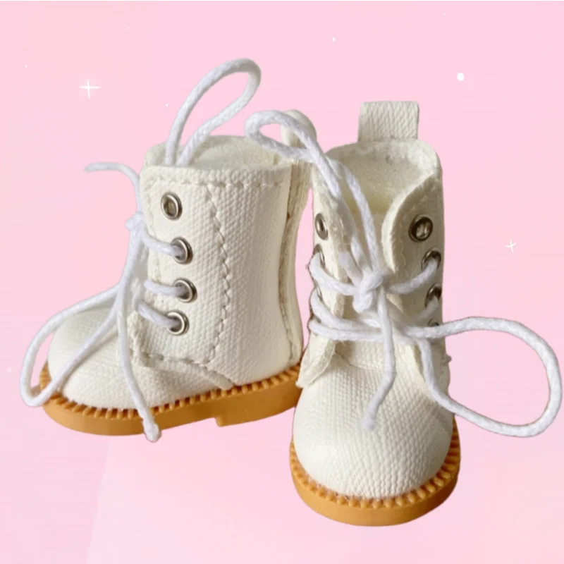 Doll shoes Plush doll accessories Doll accessories Tilda 1/8 Doll Boots Toy Shoes For Blythe OB24 OB26 Lovely Mini Short Boots for Blyth Ball Joint Doll Toys Accessories for Girls